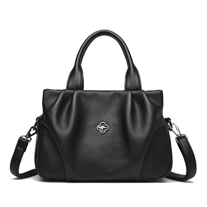 Soft PU Leather Handbag – Women's Large 3-Layer Shoulder Bag
