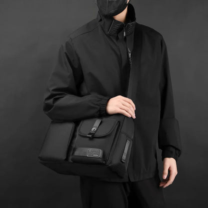 Men S One Shoulder Cross Body Casual Trend Outdoor Backpack Large Capacity Bag