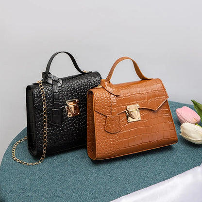 Twist Lock Crossbody Handbag – Women's Designer Tote Purse