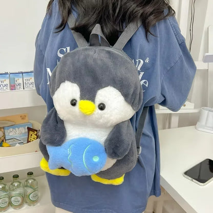 Cute Red Panda Plush Backpack – Kawaii Furry Crossbody Bag