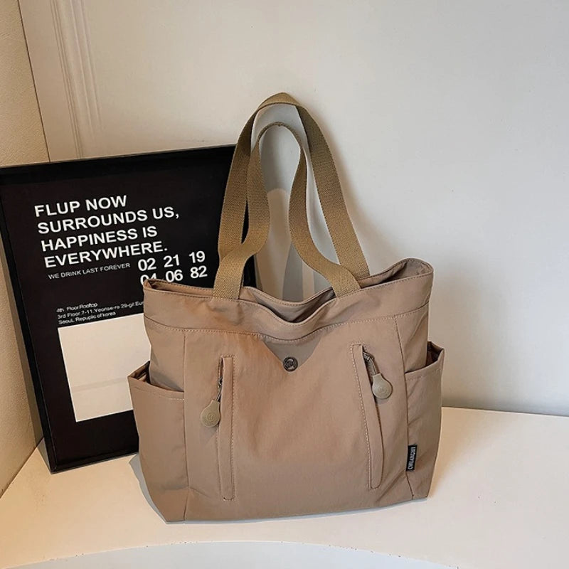 Waterproof Tote Bag for Women – Multi Pocket Large Capacity