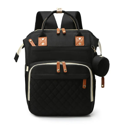 Large Diaper Bag Backpack – Multifunctional Mommy Bag with Insulated Pockets