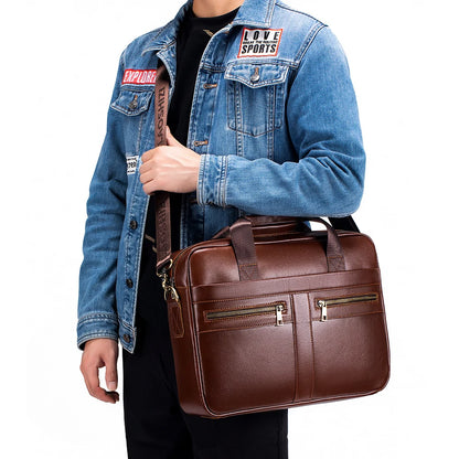 15 Inch Computer File Bag Selling Men S Bags Leather Handbags