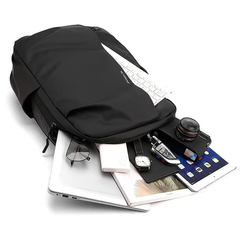 Lightweight Large Capacity Double Shoulder Backpack Commuting Simple Hand Matte Non Slip - Non Slip