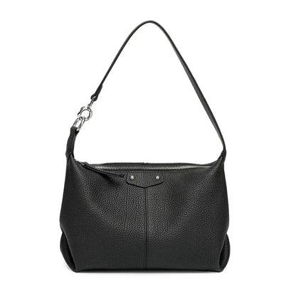 Genuine Leather Ladies Hand-Held Tote Bag Large-Capacity Simple Commuting Crossbody Bag