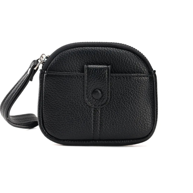 Candy-Colored Pu Soft Leather Round Women S Coin Purse - Soft