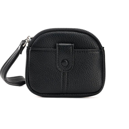 Candy-Colored Pu Soft Leather Round Women S Coin Purse - Soft