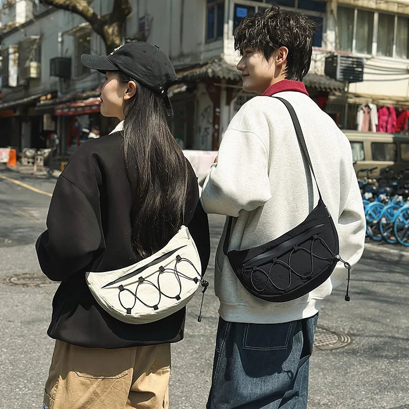 Shoulder Bag Ladies Commuting Crossbody Men Women Large Capacity Outdoor Waterproof - Waterproof