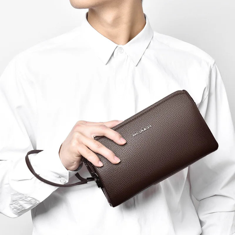 Men Hold Long Large-Capacity Multi-Function Mobile Phone S Business Wallet