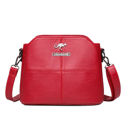 Crossbody Bag for Women – Synthetic Leather Square Shoulder Bag