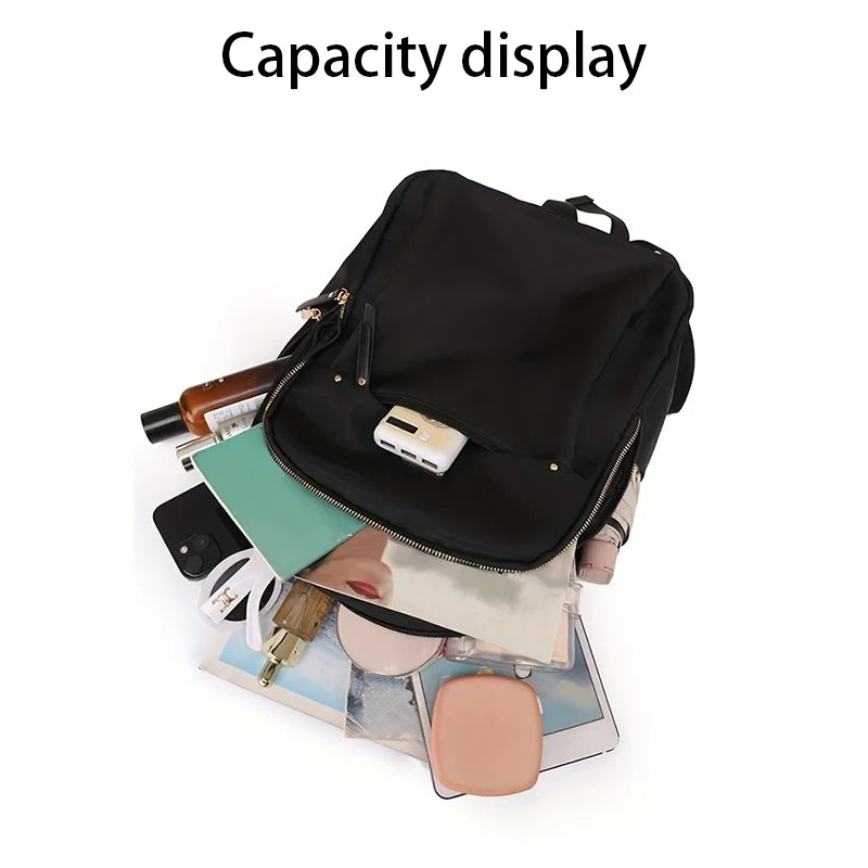 Lightweight Nylon Backpack – Women's Casual Daypack