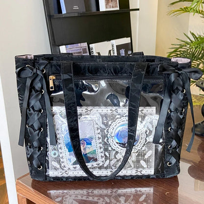 Ita Bag Transparent Window Tote for Anime & Lolita Fans