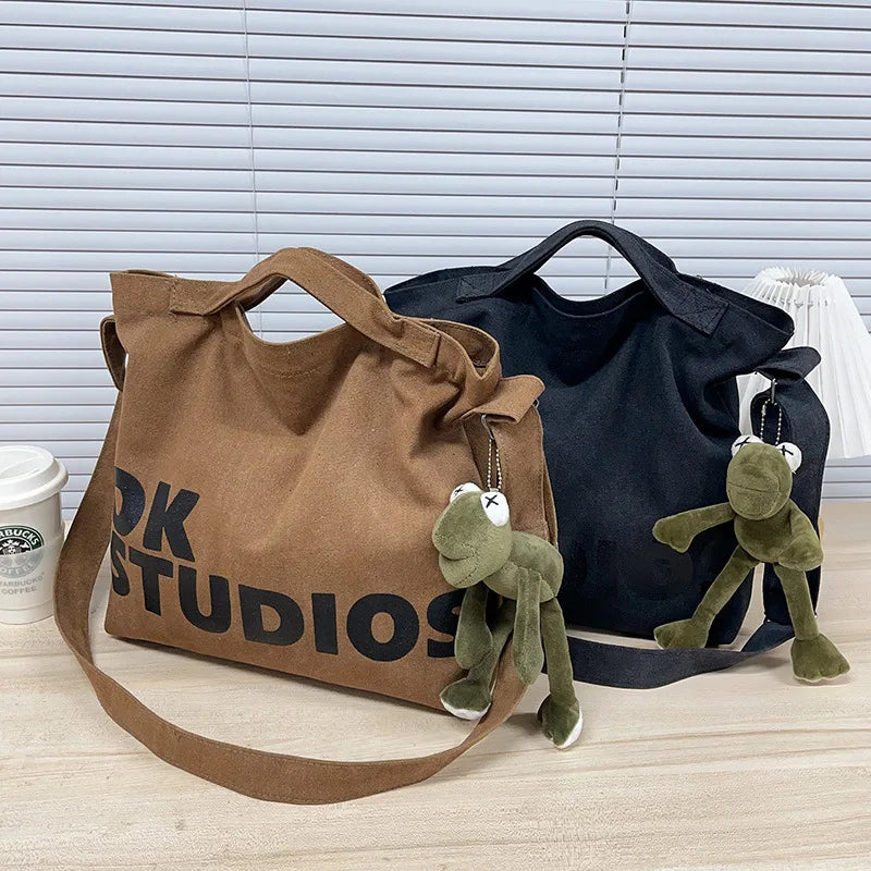Canvas Messenger Bag – Vintage Retro Large Capacity Shoulder Bag