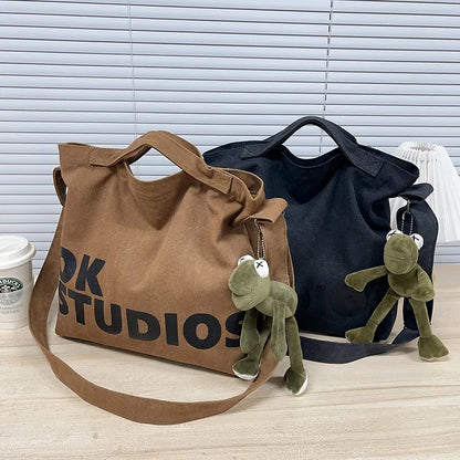 Canvas Messenger Bag – Vintage Retro Large Capacity Shoulder Bag