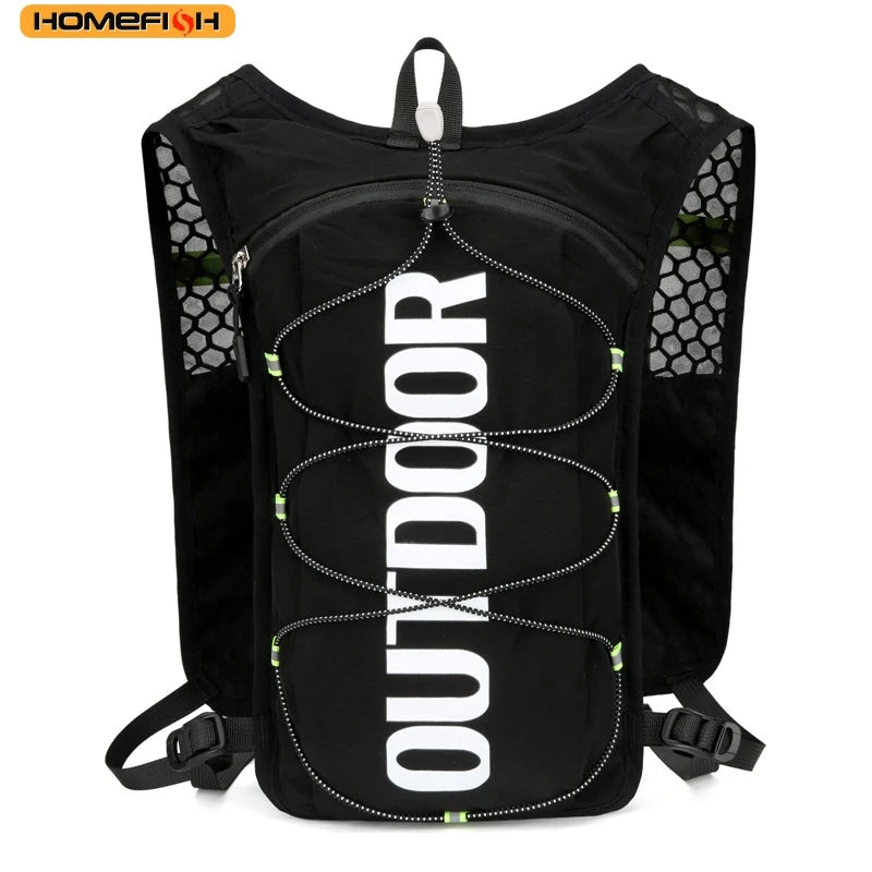 Homefish 1pcs Running Hydration Vest Backpack Lightweight Water Backpack
