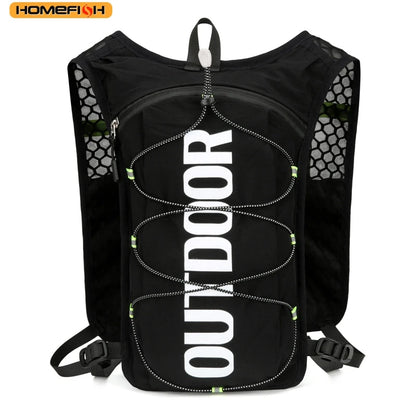 Homefish 1pcs Running Hydration Vest Backpack Lightweight Water Backpack