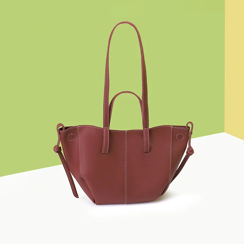 Large-Capacity Korean Version Commuter Tote Bag High-End Hand-Held Shoulder Bag