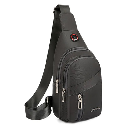Waterproof Chest Bag Men S Oxford Cloth Shoulder Back Backpack Wear Large Capacity Mobile Phone