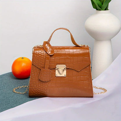 Twist Lock Crossbody Handbag – Women's Designer Tote Purse