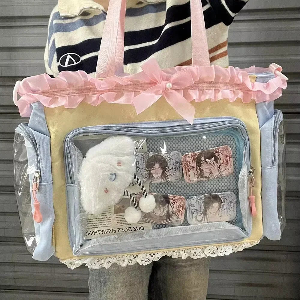 Ita Bag Transparent Window Tote for Anime & Lolita Fans