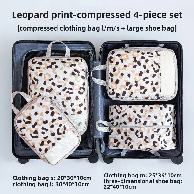 Printing Travel Storage Bag Compression Set Digital Toileting Makeup Clothes Shoes Luggage