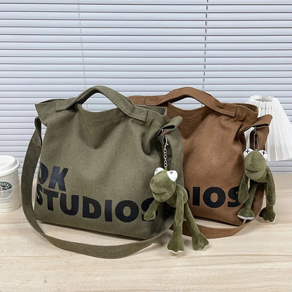 Canvas Messenger Bag – Vintage Retro Large Capacity Shoulder Bag
