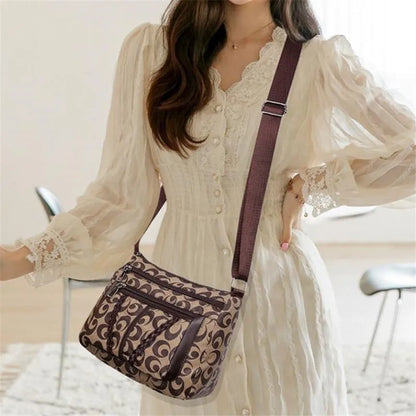 Multi-Pocket Crossbody Bag – Spacious Shoulder Bag for Women