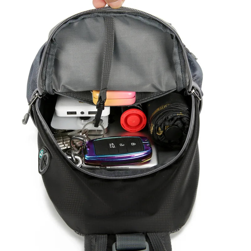 Men S Lightweight Outdoor Nylon Multi-Functional Waist Bag Cash Register