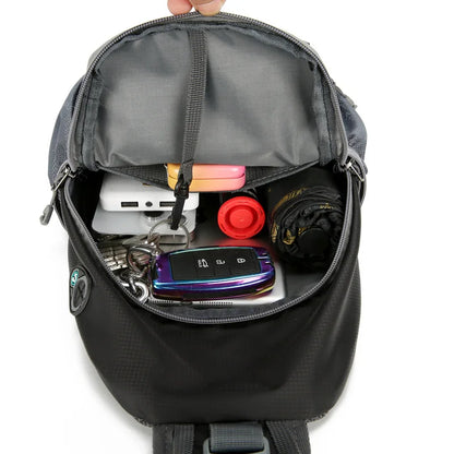 Men S Lightweight Outdoor Nylon Multi-Functional Waist Bag Cash Register