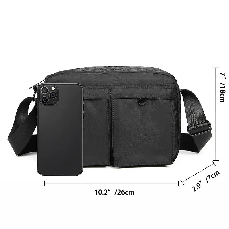 Waterproof Oxford Fabric Single-Shoulder Bag Casual Simple Crossbody Bag Men S Messenger Bag