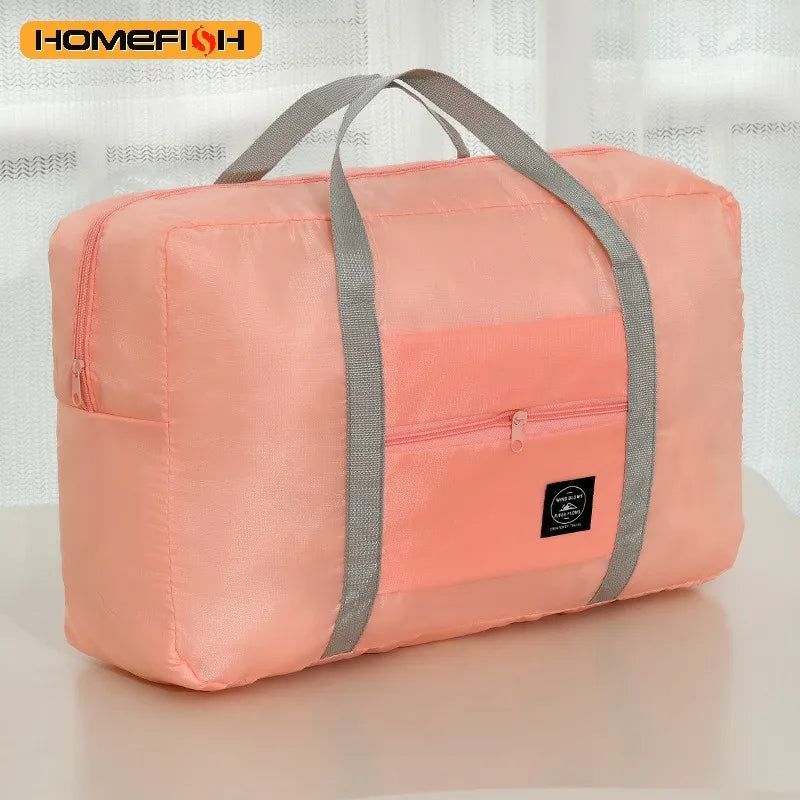 Homefish Folding Travel Storage Bag Large Capacity Luggage Handbag Moving