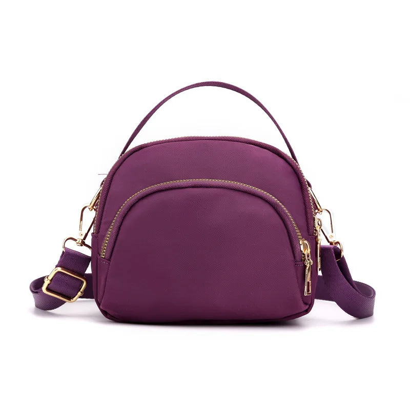 Fashionable Versatile Nylon Fabric Large-Capacity Shell Bag Lightweight Single-Shoulder Crossbody
