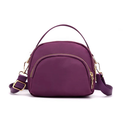 Fashionable Versatile Nylon Fabric Large-Capacity Shell Bag Lightweight Single-Shoulder Crossbody