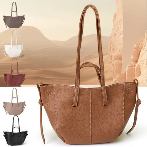 Large-Capacity Korean Version Commuter Tote Bag High-End Hand-Held Shoulder Bag