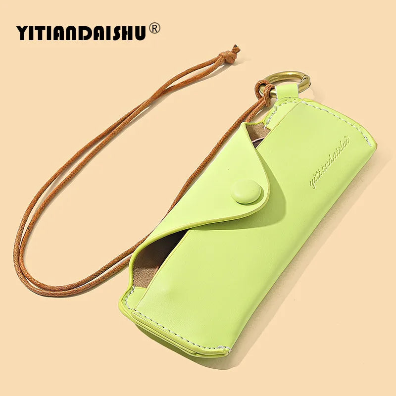 Portable Glasses Crossbody Bag Sunglasses Box Protect Both Men Women Hanging Their Necks