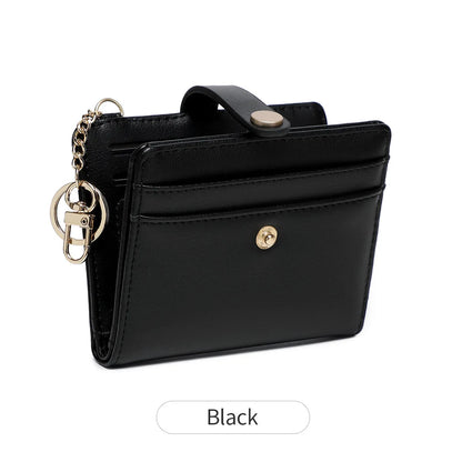 Double-Folding Ultra-Thin Card Case Rfid Anti-Theft Swiping Women S Wallet