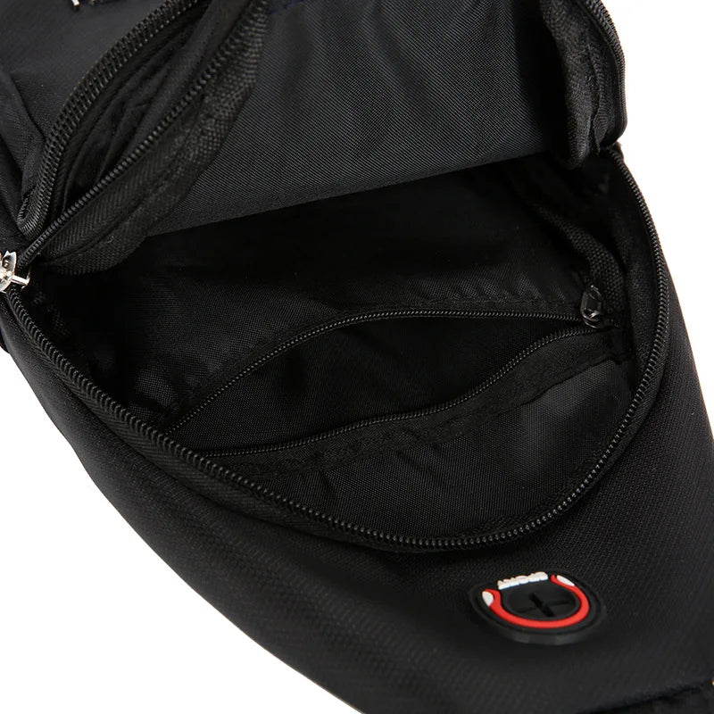 Waterproof Chest Bag Men S Oxford Cloth Shoulder Back Backpack Wear Large Capacity Mobile Phone