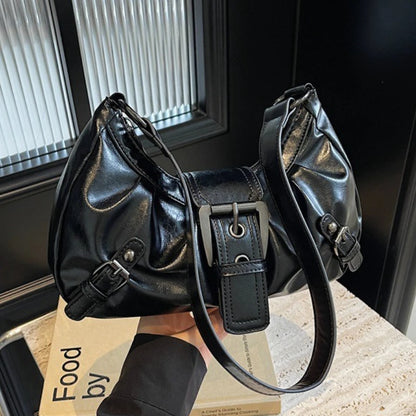 Y2k Retro Pleated Hobo Shoulder Bag Women Selling Maillard Style Underarm Clutch Handbags Travel