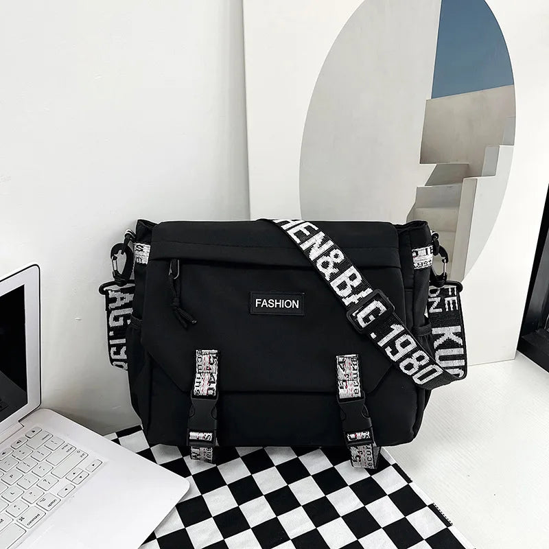 Commuter Versatile Anti Splash Crossbody Bag Casual Single Shoulder Large Capacity Lightweight Bag