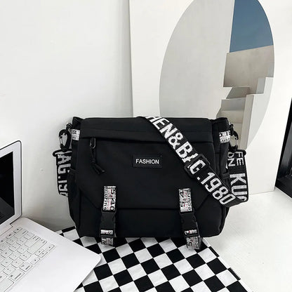Commuter Versatile Anti Splash Crossbody Bag Casual Single Shoulder Large Capacity Lightweight Bag