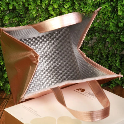 1pcs Aluminum Foil Ice Storage Bags Insulated Beach Food Thermal Bag Durable Outdoor Boxes Foldable