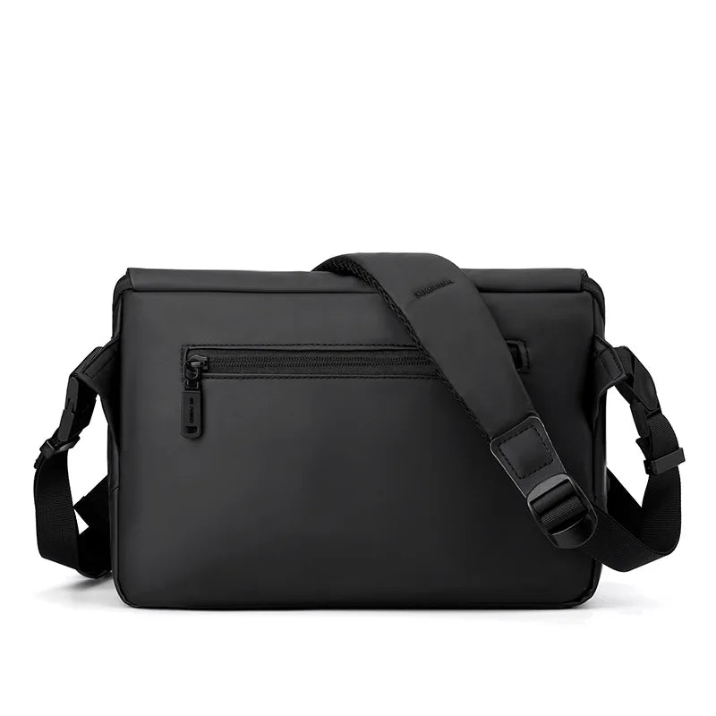 Simple Clasp Shoulder Bag Men S Leisure Cross Body Waterproof Large Capacity Business Chest