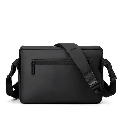 Simple Clasp Shoulder Bag Men S Leisure Cross Body Waterproof Large Capacity Business Chest