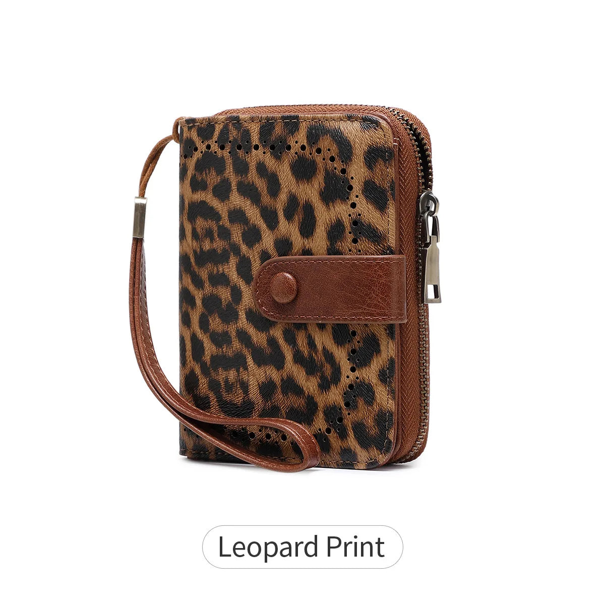 Rfid Anti-Theft Brush Ladies Purse Oil Wax Leather Organ Card Bag European American Retro