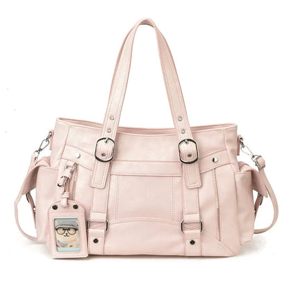 Large Capacity Tote Bag Trendy Sweet-And-Cool Style Versatile Handbag Simple Commuting Crossbody