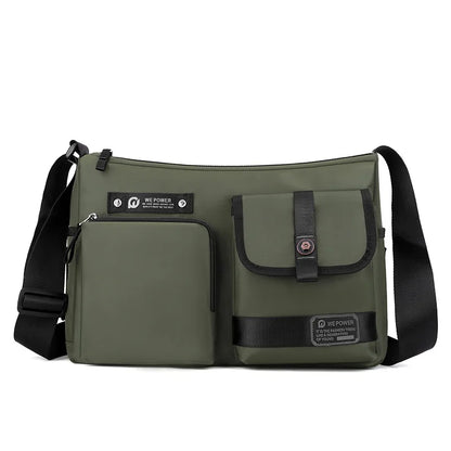 Men S One Shoulder Cross Body Casual Trend Outdoor Backpack Large Capacity Bag