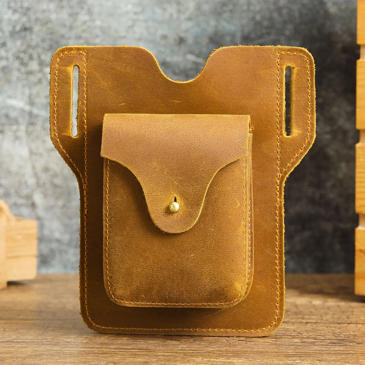 Men S Mobile Phone Storage Waist Hanging Wallet Multifunctional Tools Outdoor Site Real Belt Cover