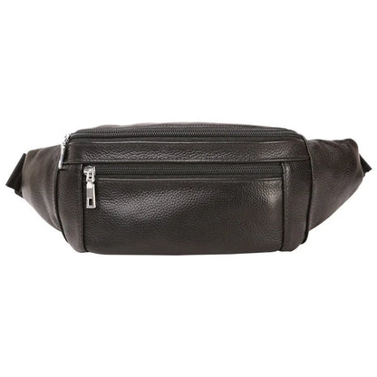 Men S Body Crossbody Bag Head Layer Cowhine Commuting Mobile Phone Storage Large Capacity Chest
