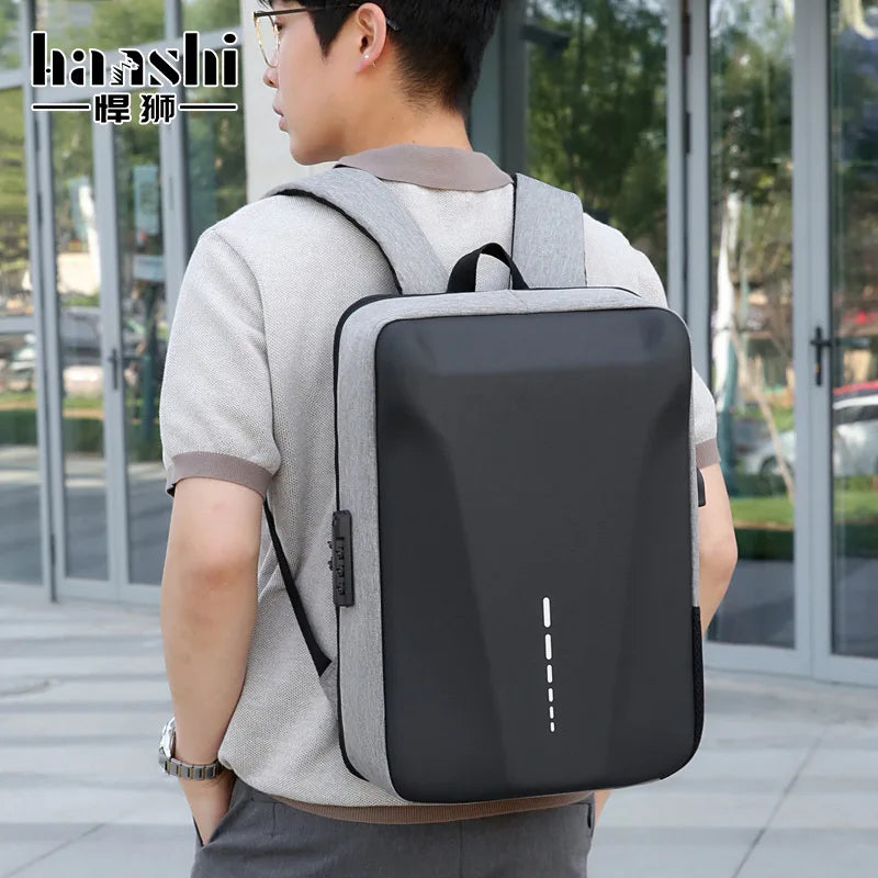 Men S Business Backpack Leisure Travel Women Password Lock Commuting Shoulder Waterproof Computer