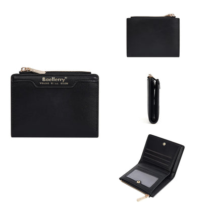 Ladies Short Wallet Fashionable Versatile Multiple Slots